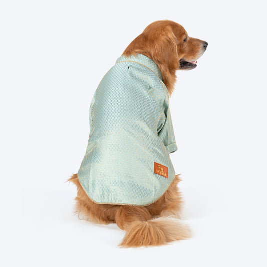 HUFT Dapper Doggo Kurta For Dog - Light Blue_01