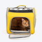 HUFT Triptails Bag Carrier For Dog & Cat - Yellow & Grey