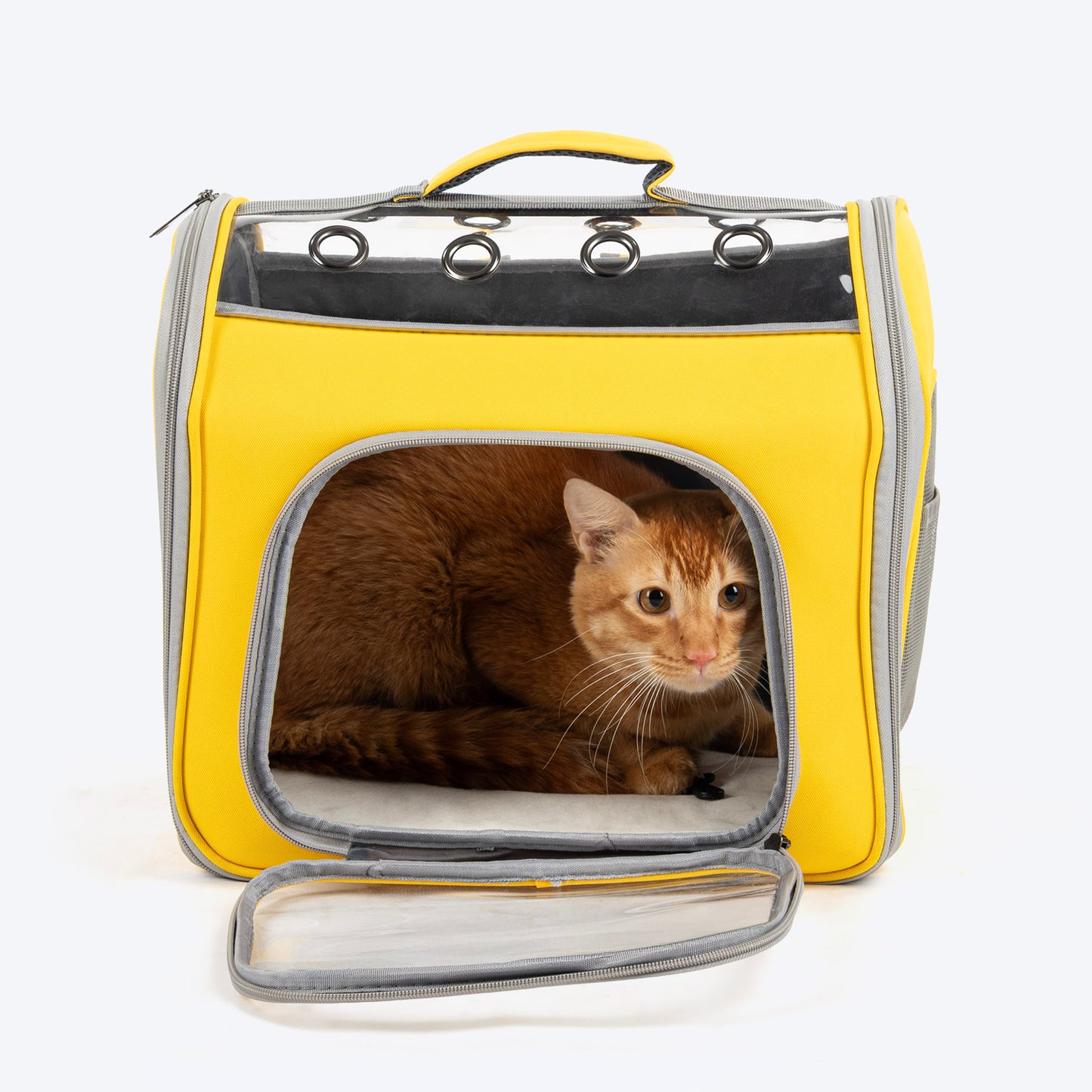 HUFT Triptails Bag Carrier For Dog & Cat - Yellow & Grey
