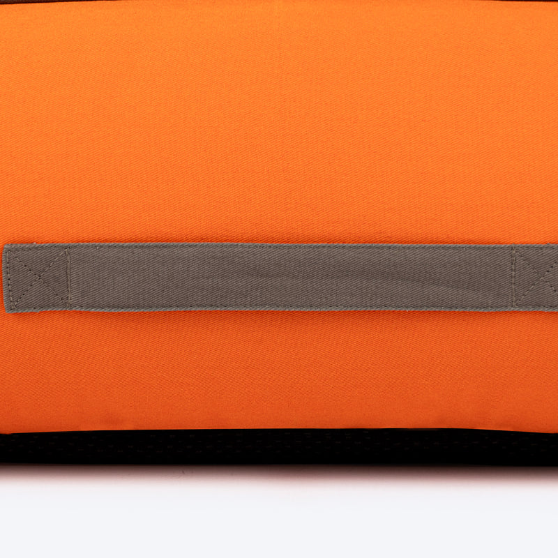HUFT Cloudy Bear Classic Lounger Bed For Dog - Orange & Grey