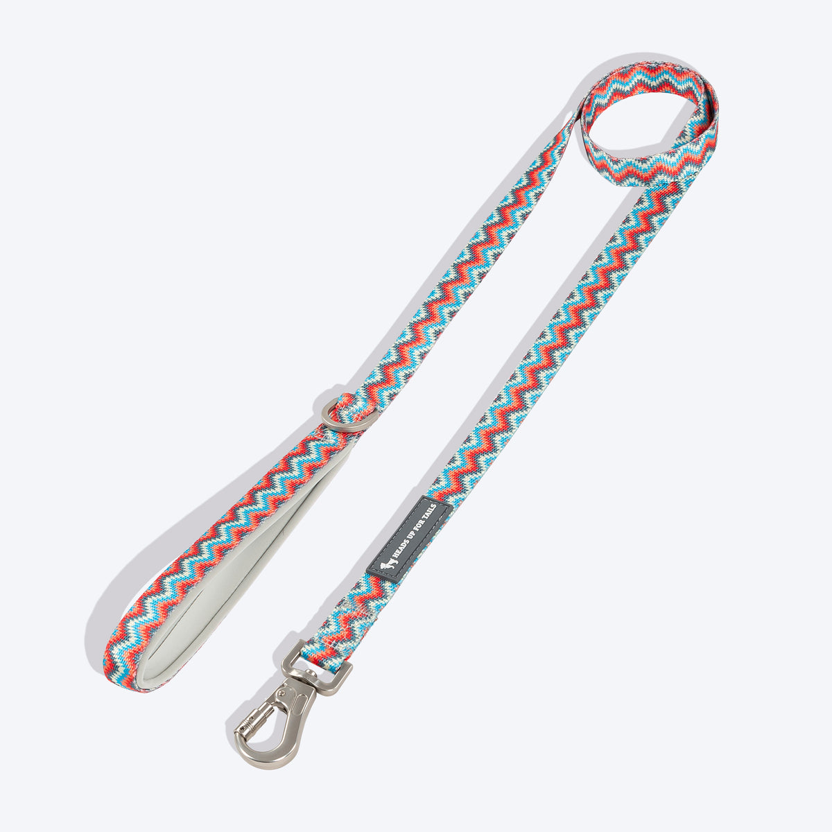 HUFT Zig Zag Twist Leash For Dog - Grey - Heads Up For Tails