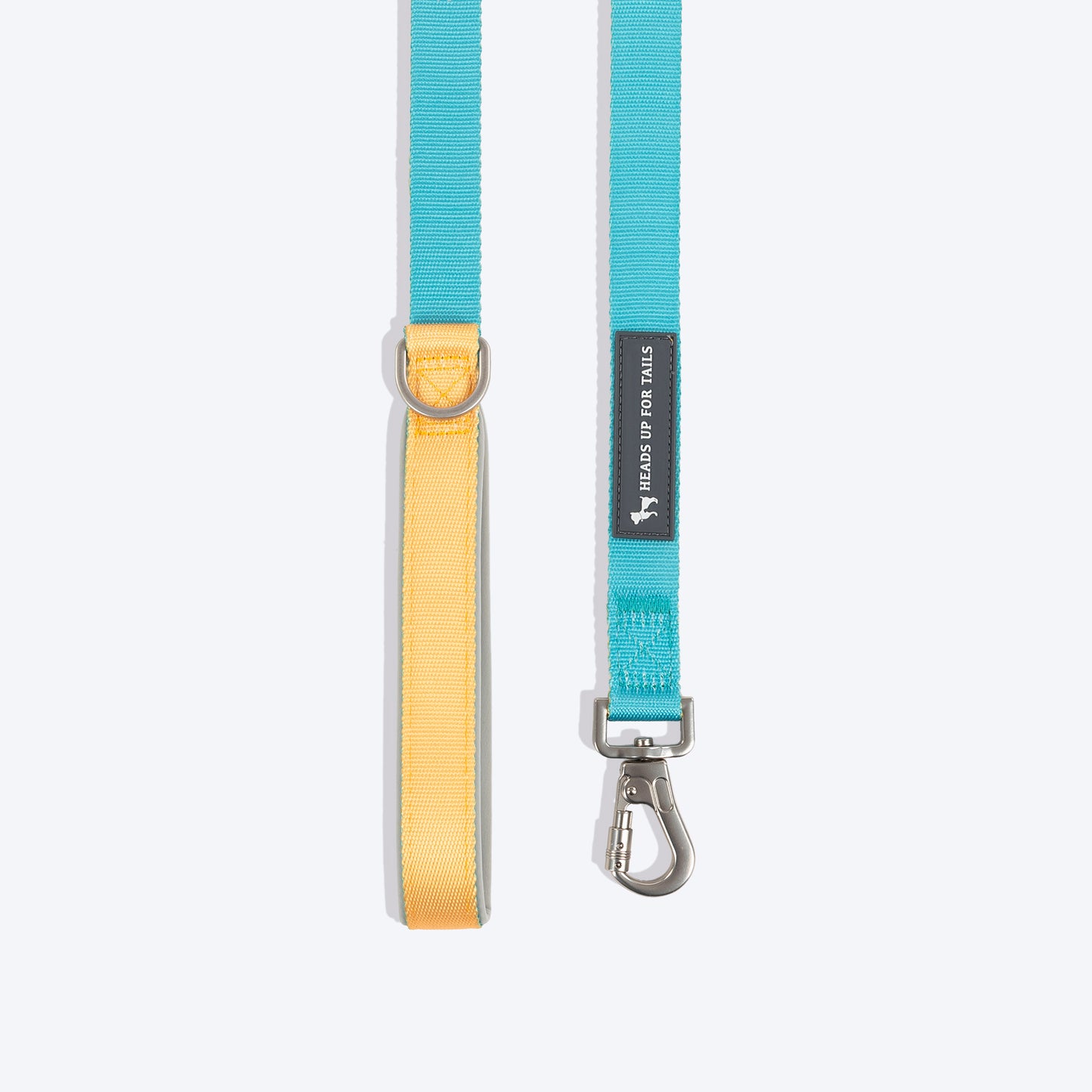 HUFT Dichromatic Leash For Dog - Turquoise & Yellow