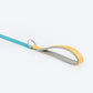 HUFT Dichromatic Leash For Dog - Turquoise & Yellow