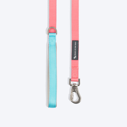 HUFT Dichromatic Leash For Dog - Pink & Turquoise