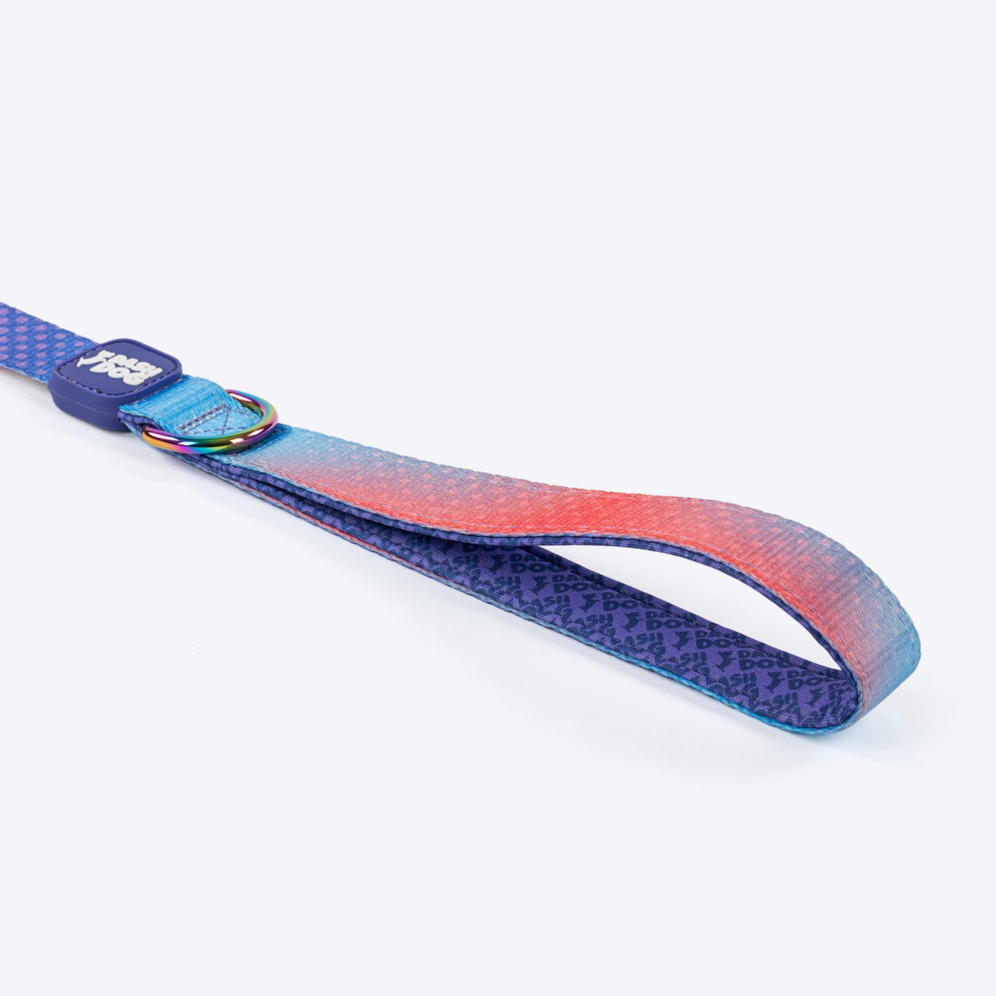 Dash Dog Flow Print Leash - Violet & Red