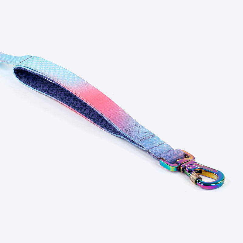 Dash Dog Flow Print Leash - Pink & Aqua Blue - Heads Up For Tails