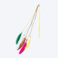 HUFT Funny Feathers Wand Toy For Cat - Multicolor