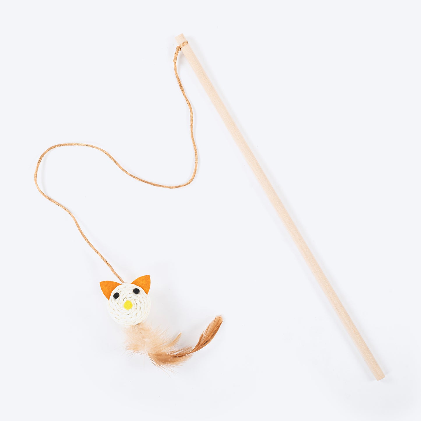 HUFT Woodland Wand Toy For Cat - Brown