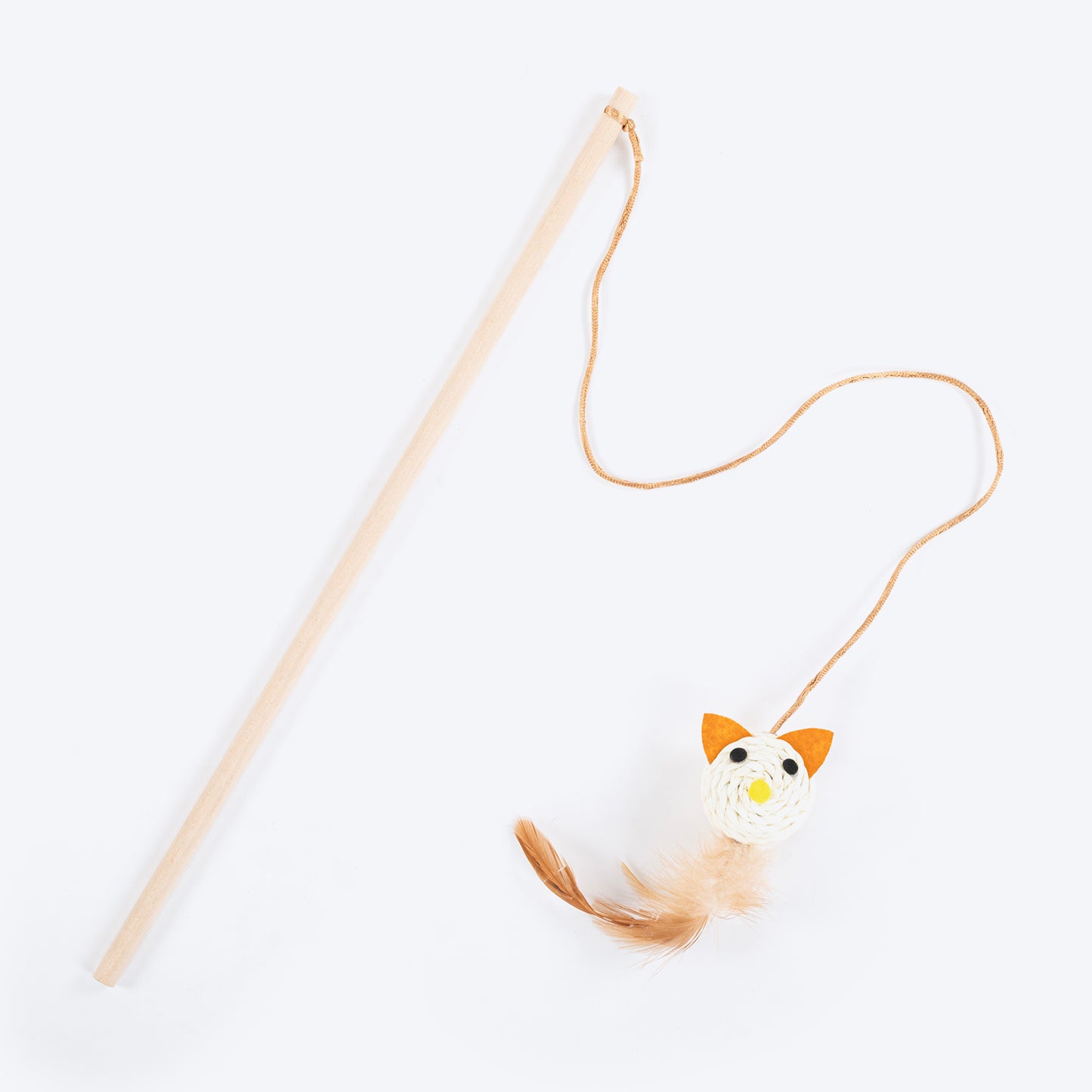 HUFT Woodland Wand Toy For Cat - Brown