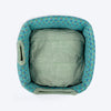 HUFT Jaipuri Gul Block-Printed Tent For Cat - Green & Blue