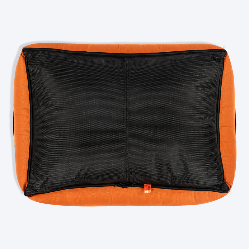 HUFT EasyStep Herring Lounger Bed For Dog - Orange & Blue