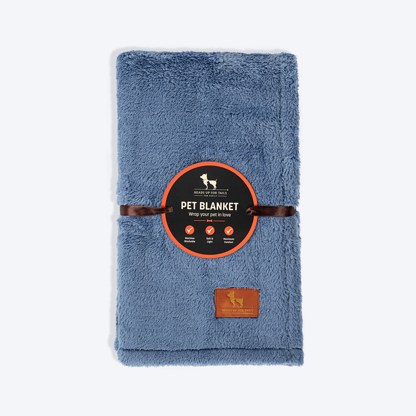 HUFT Furry Wrap Blanket For Dog & Cat - Powder Blue