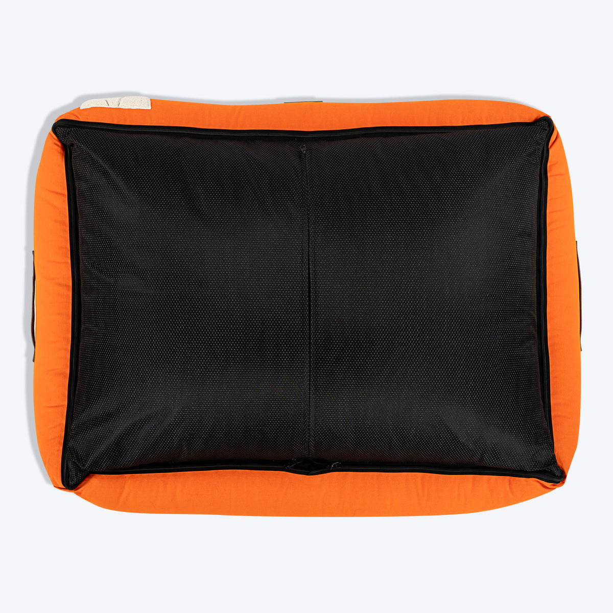 HUFT Cloudy Bear Classic Lounger Bed For Dog - Orange & Grey