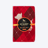 HUFT Cuddle Checks Blanket For Dog & Cat - Red - Heads Up For Tails