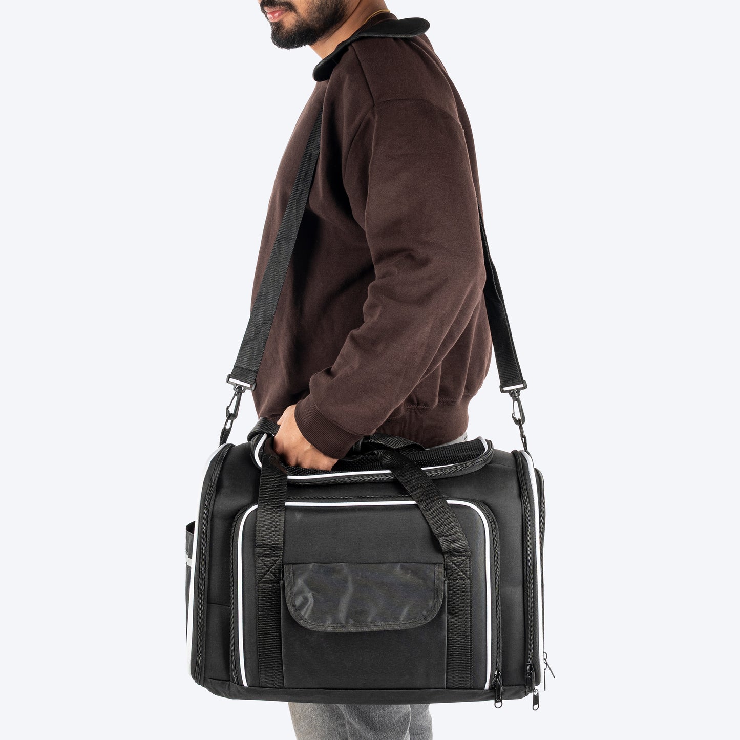 HUFT Travel Paws Expandable Pet Carrier For Dog & Cat - Assorted