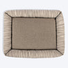 HUFT Pebble Weave Lounger Bed For Dog - Grey