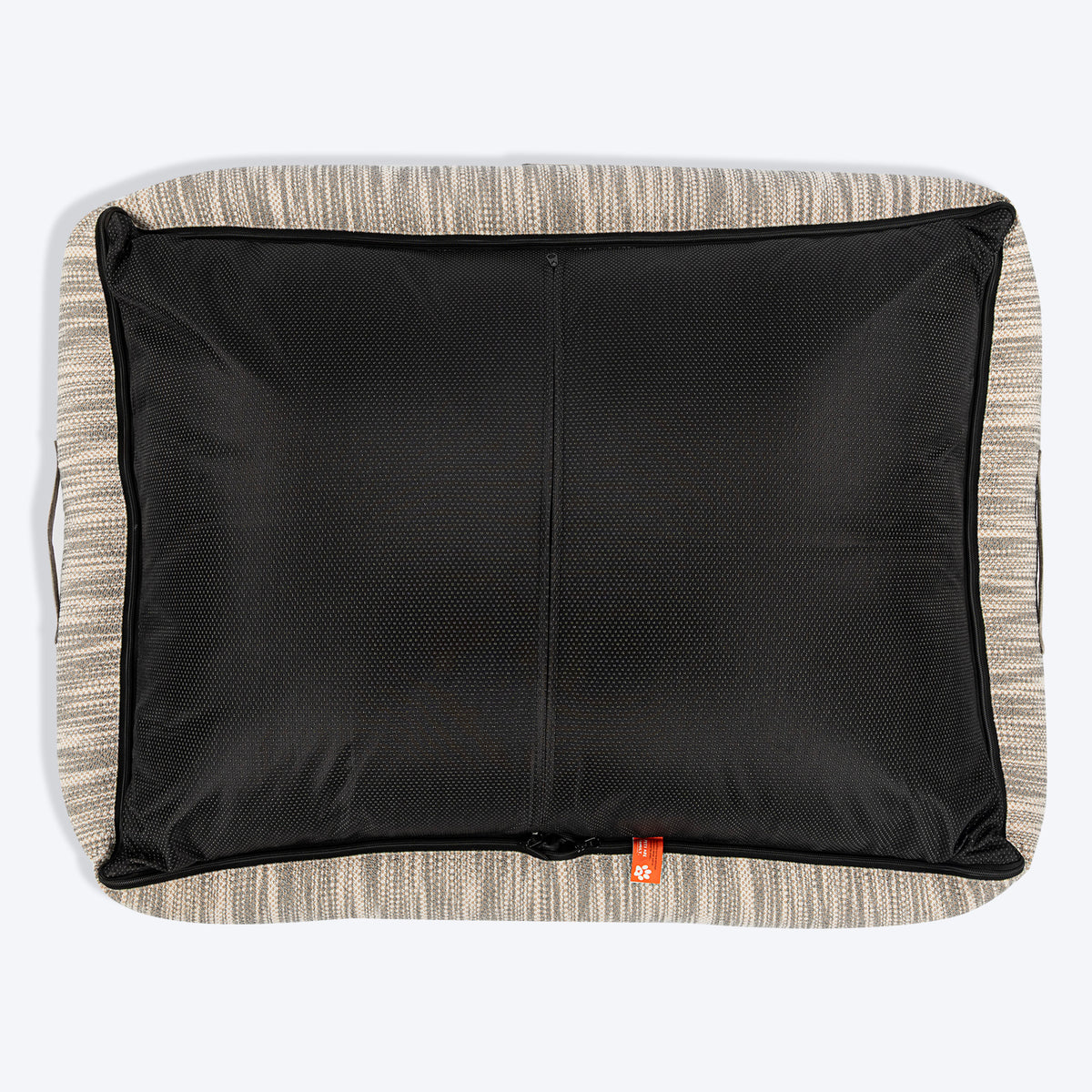HUFT Pebble Weave Lounger Bed For Dog - Grey