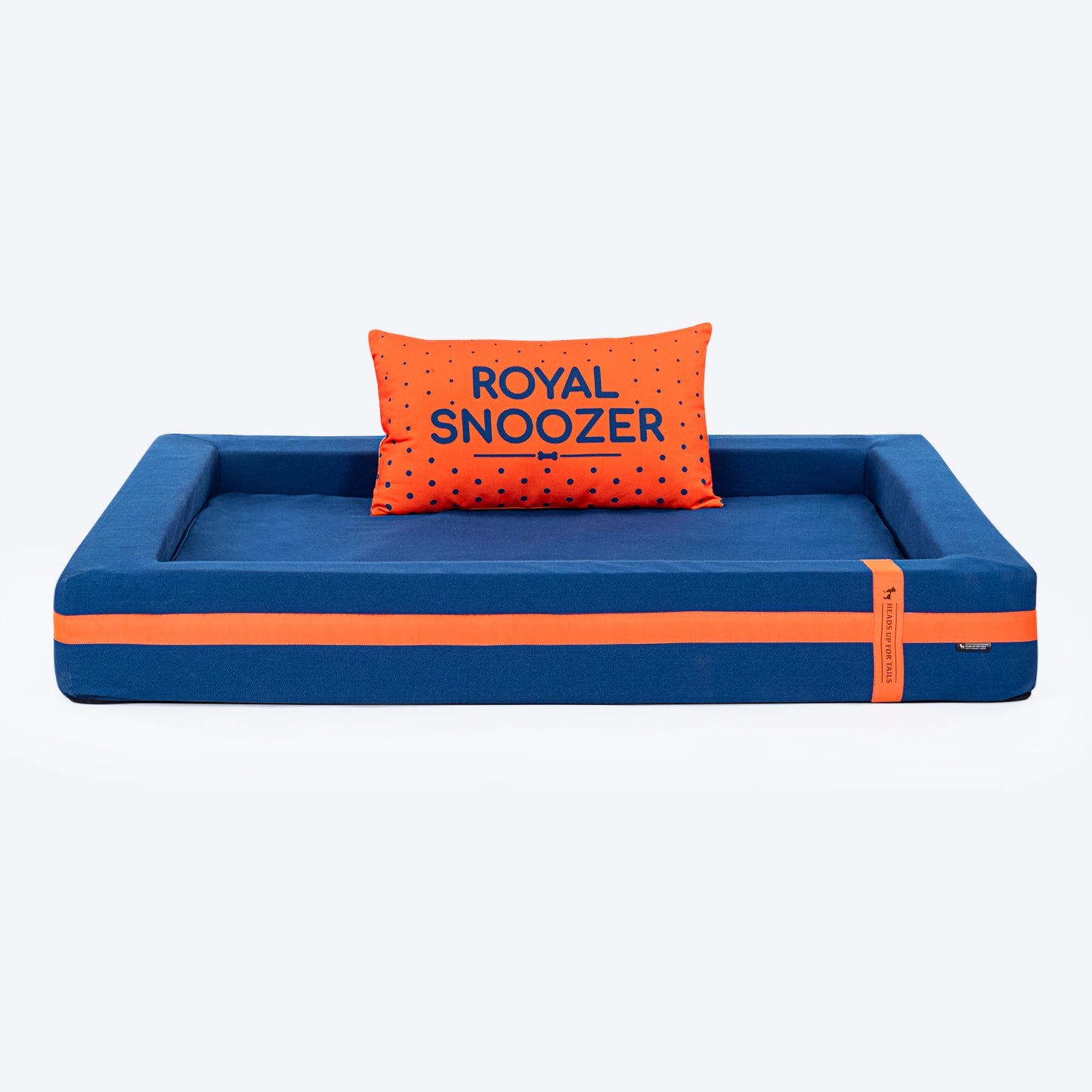 HUFT Royal Snooze Bed for Dog - Navy - Heads Up For Tails