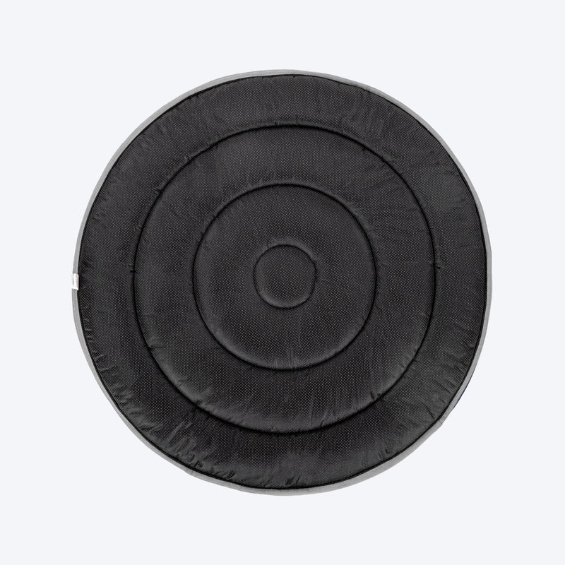 HUFT Doodle Den Round Mat For Dog & Cat - Grey - Heads Up For Tails
