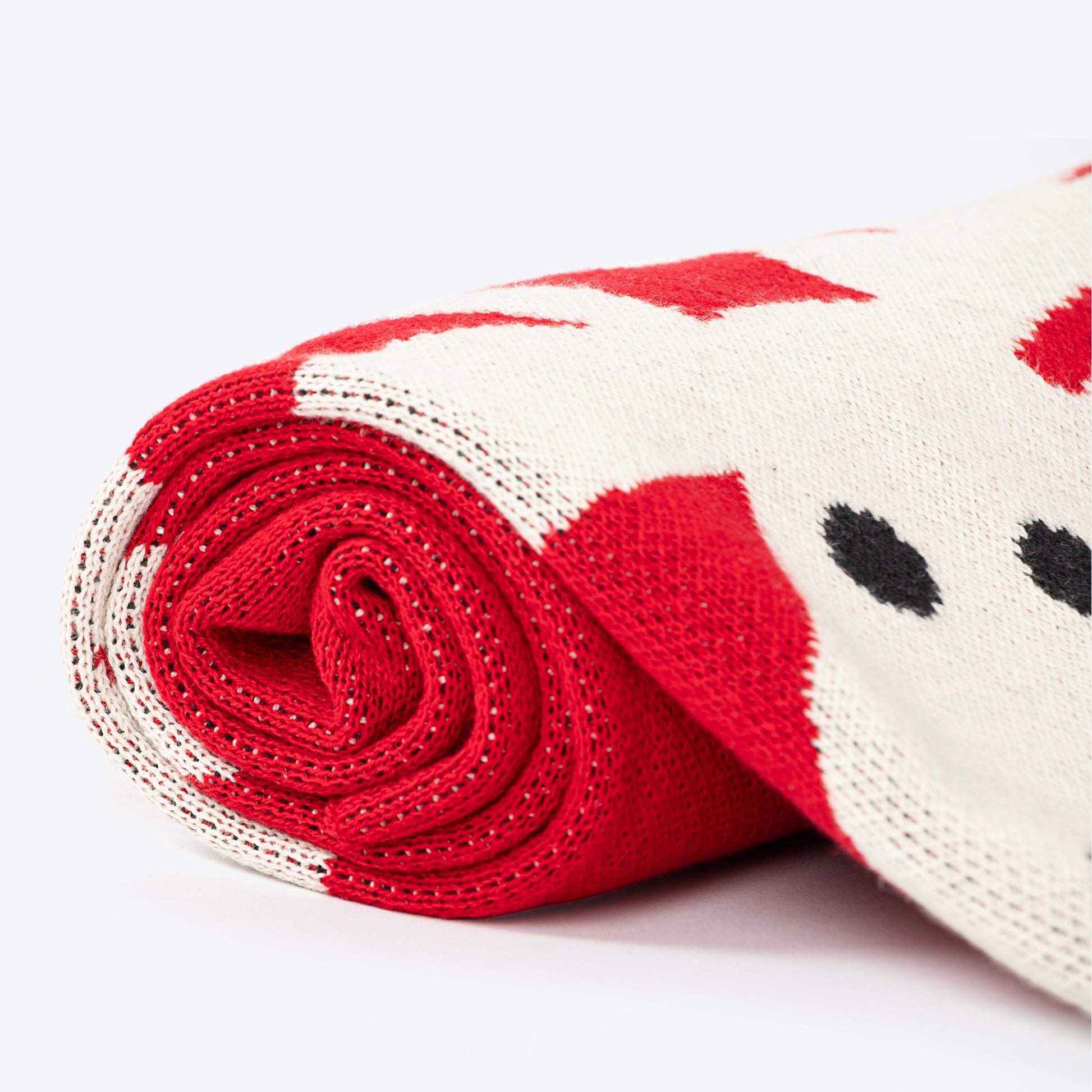 HUFT Reindeer Dreams Blanket For Dog - Red - Heads Up For Tails