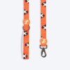 HUFT Peppy Penguin Leash For Dog - Orange