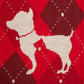 HUFT Cuddle Checks Blanket For Dog & Cat - Red - Heads Up For Tails