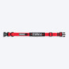 HUFT Classic Personalised Dog Collar - Cherry Red - Heads Up For Tails