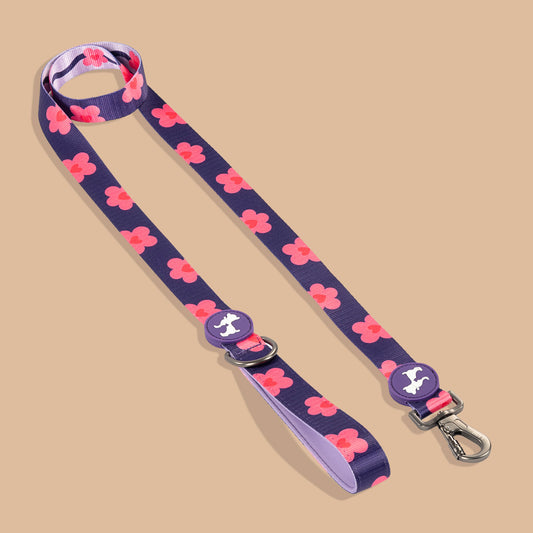 HUFT Midnight Meadow Leash For Dog - Purple