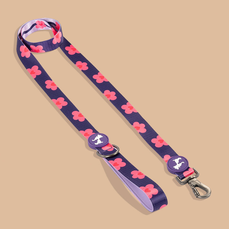 HUFT Midnight Meadow Leash For Dog - Purple