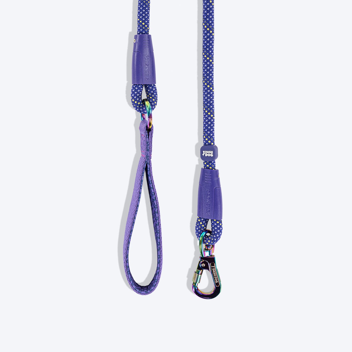 Dash Dog Chaser Rope Leash For Dog - Purple