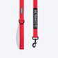 HUFT Classic Personalised (Mobile No.) Dog Leash - Cherry Red - Heads Up For Tails