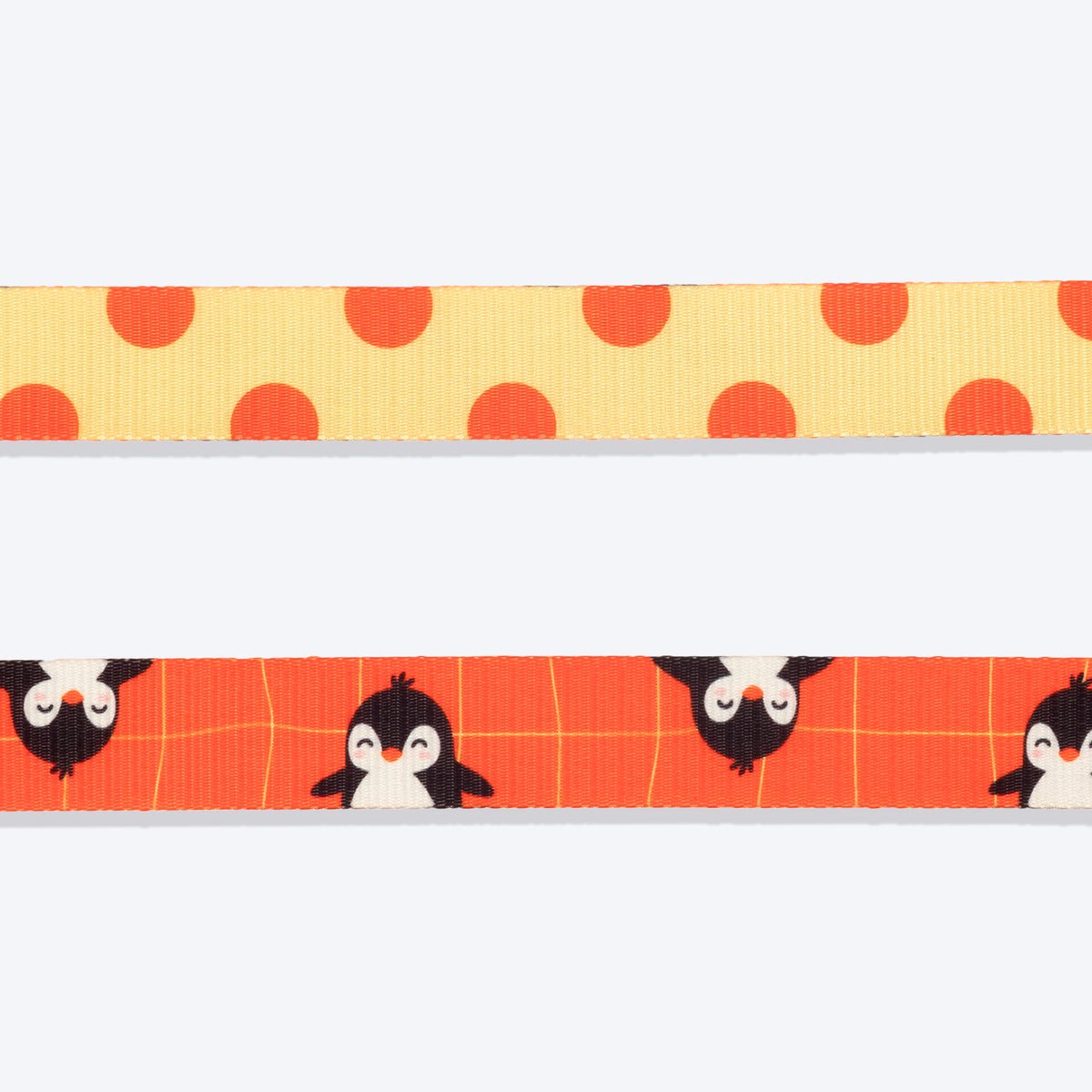 HUFT Peppy Penguin Leash For Dog - Orange