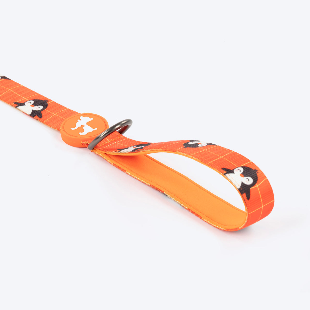 HUFT Peppy Penguin Leash For Dog - Orange