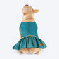 HUFT Flurry Tails Festive Dress For Dog - Ferozi