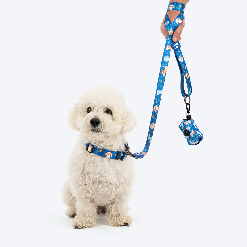 HUFT Twinkle Tails Waste Bag Dispenser For Dog & Cat - Blue - Heads Up For Tails