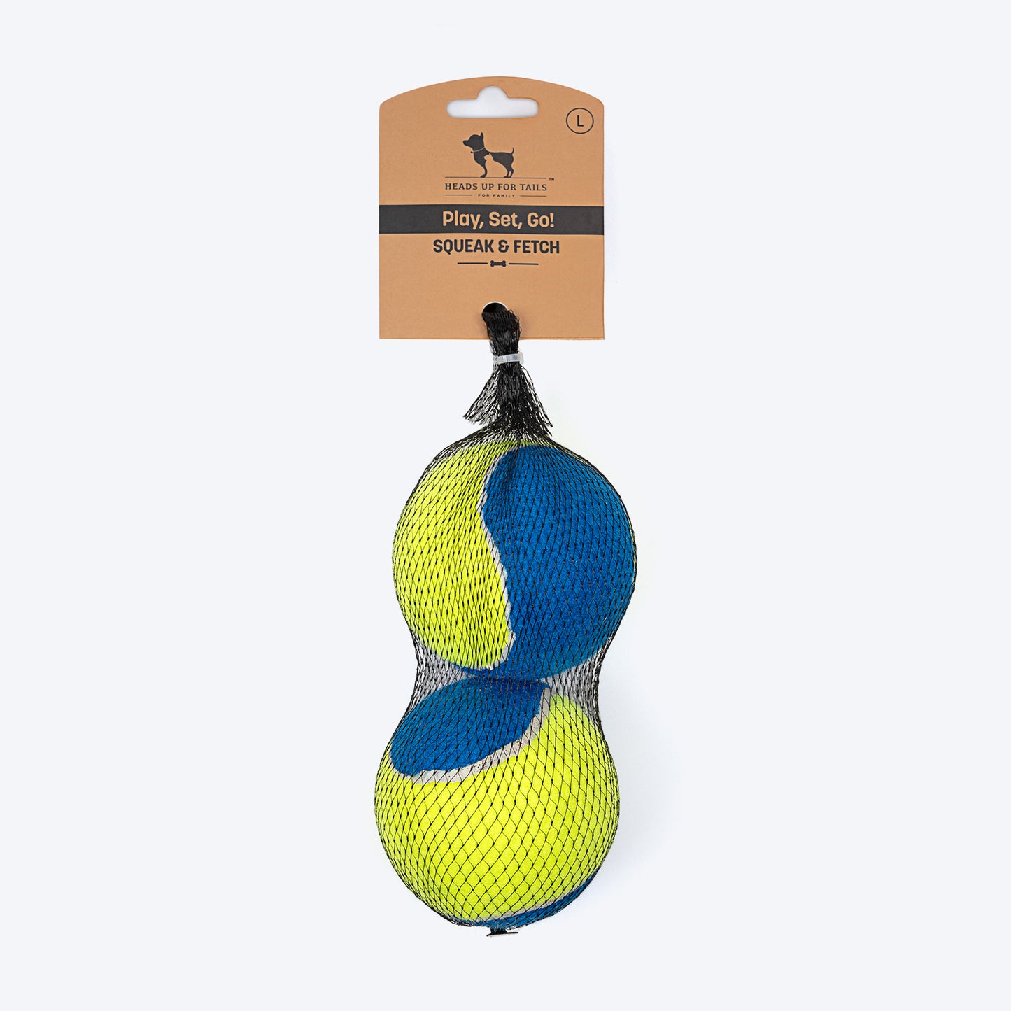 HUFT Squeaky Tennis Balls For Dogs - Large - Pack of 2_02