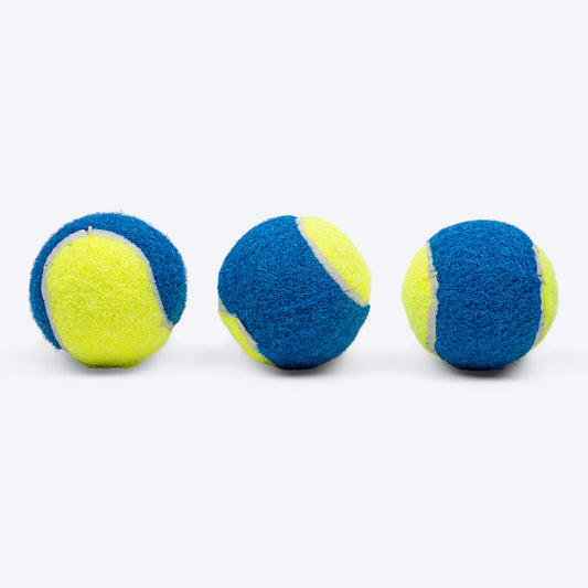 HUFT Squeaky Tennis Balls For Cats & Small Dogs - S - Pack of 3_01