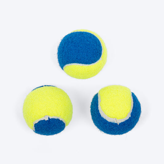 HUFT Squeaky Tennis Balls For Dogs - Medium - Pack of 3_01