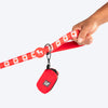 HUFT Berry Love Leash For Dog - Red