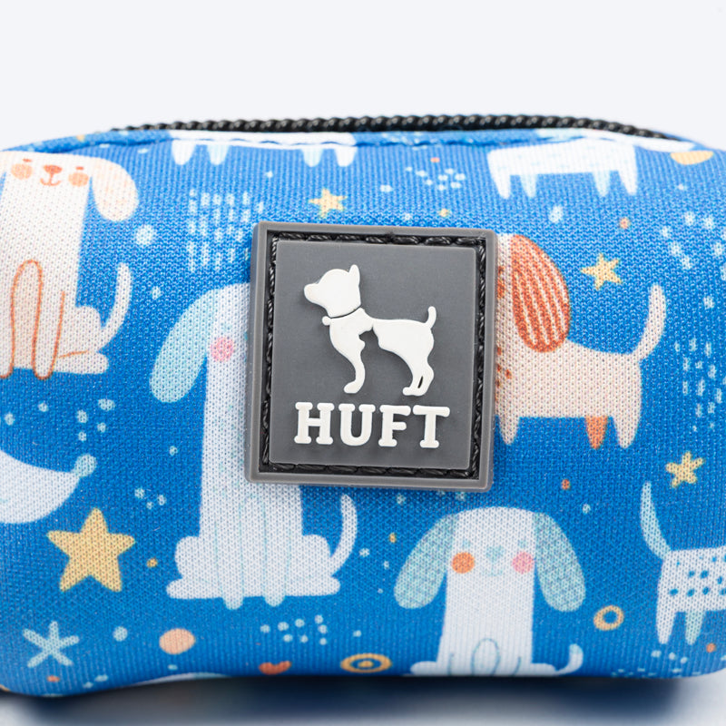 HUFT Twinkle Tails Waste Bag Dispenser For Dog & Cat - Blue - Heads Up For Tails