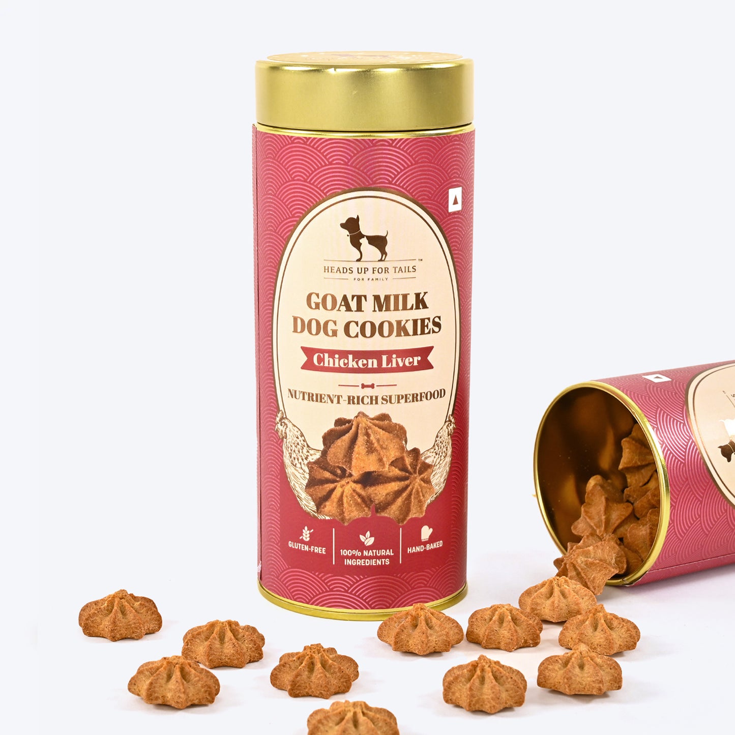 HUFT Goat Milk Dog Cookies - Chicken Liver - 200 g