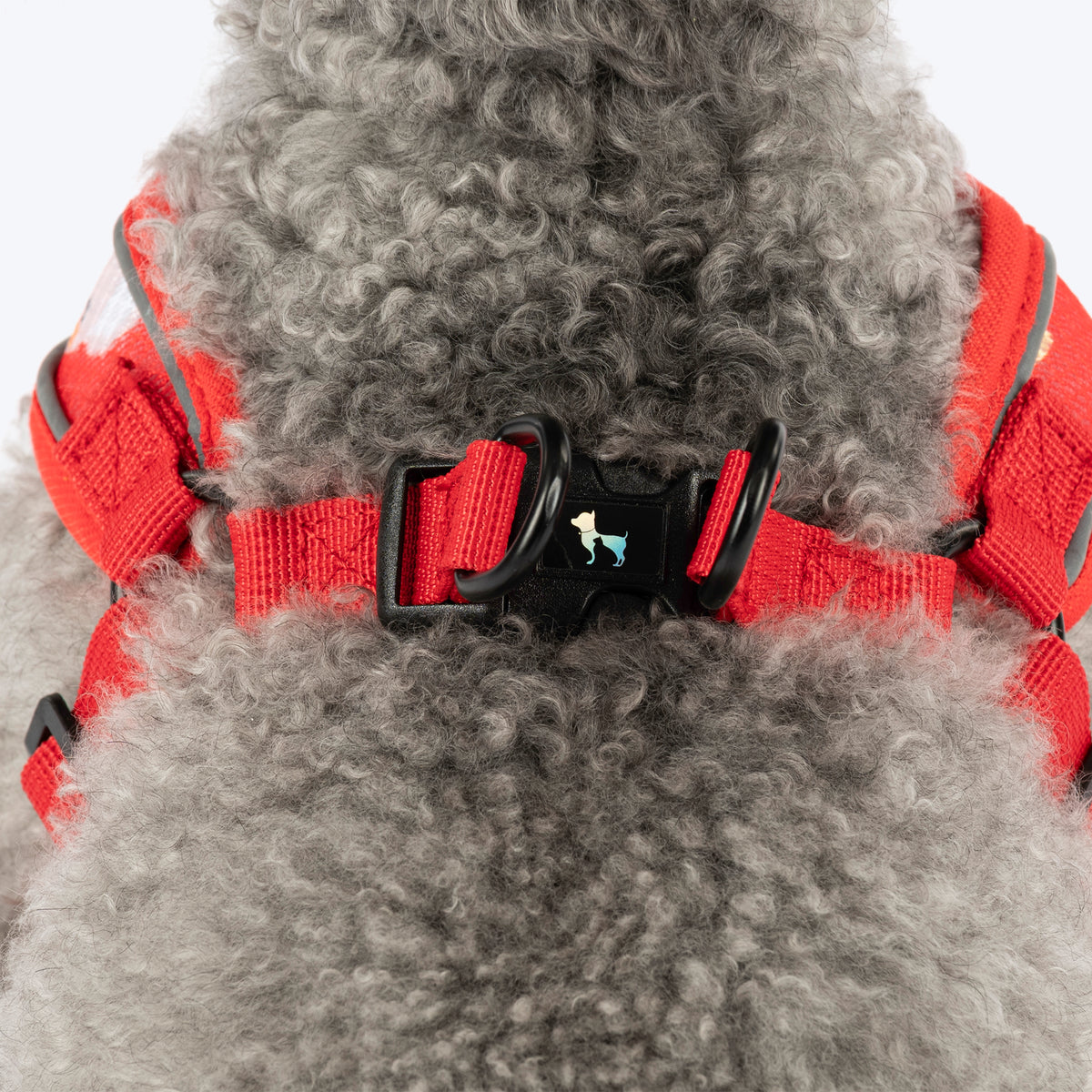 HUFT Free Flow Koko Koala Step In Harness & Leash Set For Dog - Red