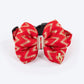 HUFT Festive Desi Glam Dog Bow Tie With Strap - Red - Heads Up For Tails