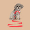 HUFT Free Flow Koko Koala Step In Harness & Leash Set For Dog - Red