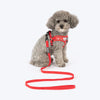 HUFT Free Flow Koko Koala Step In Harness & Leash Set For Dog - Red