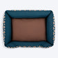HUFT Bohemian Bliss Lounger Dog Bed - Teal & Brown -05