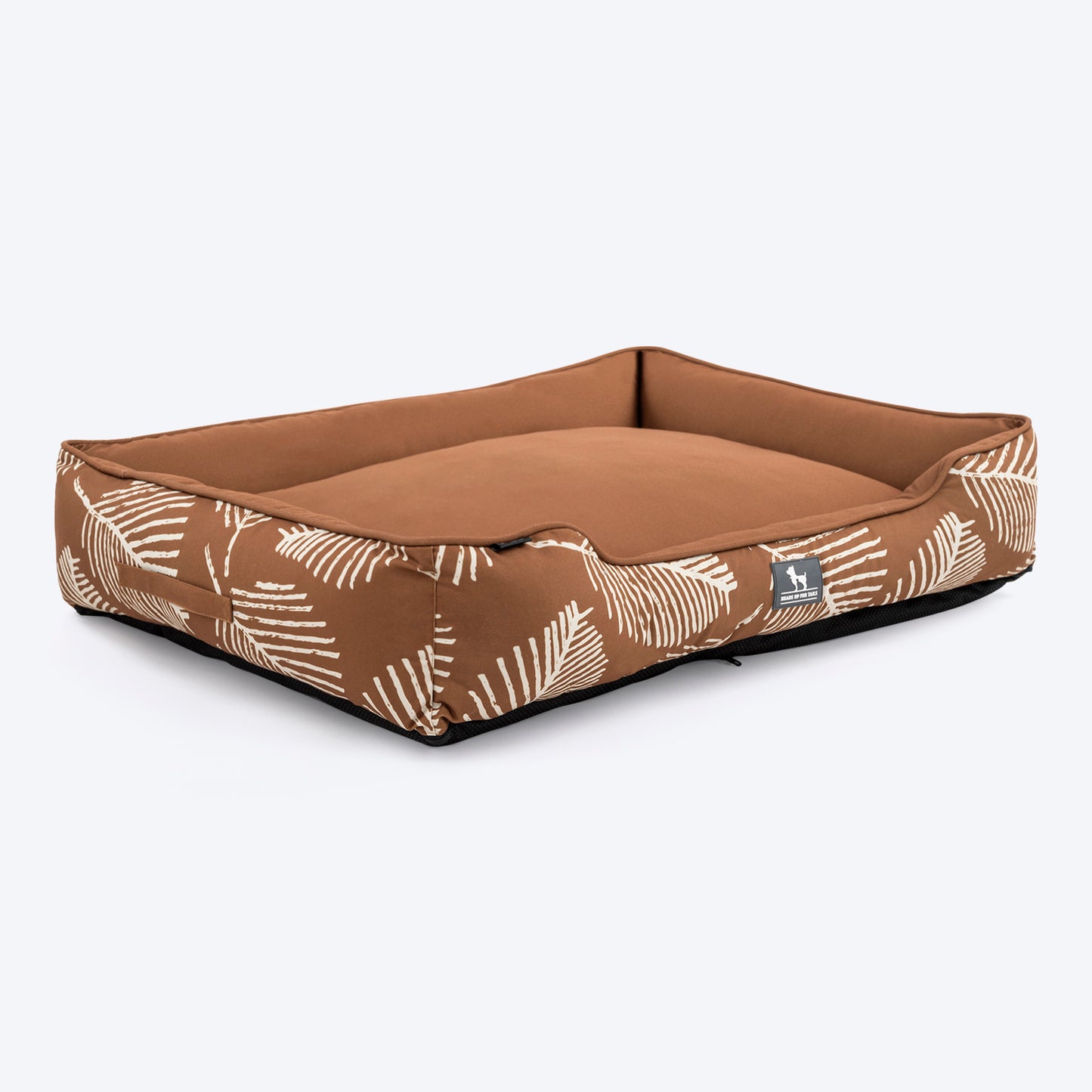 HUFT Tropical Palm Paradise Lounger Dog Bed - Brown -04