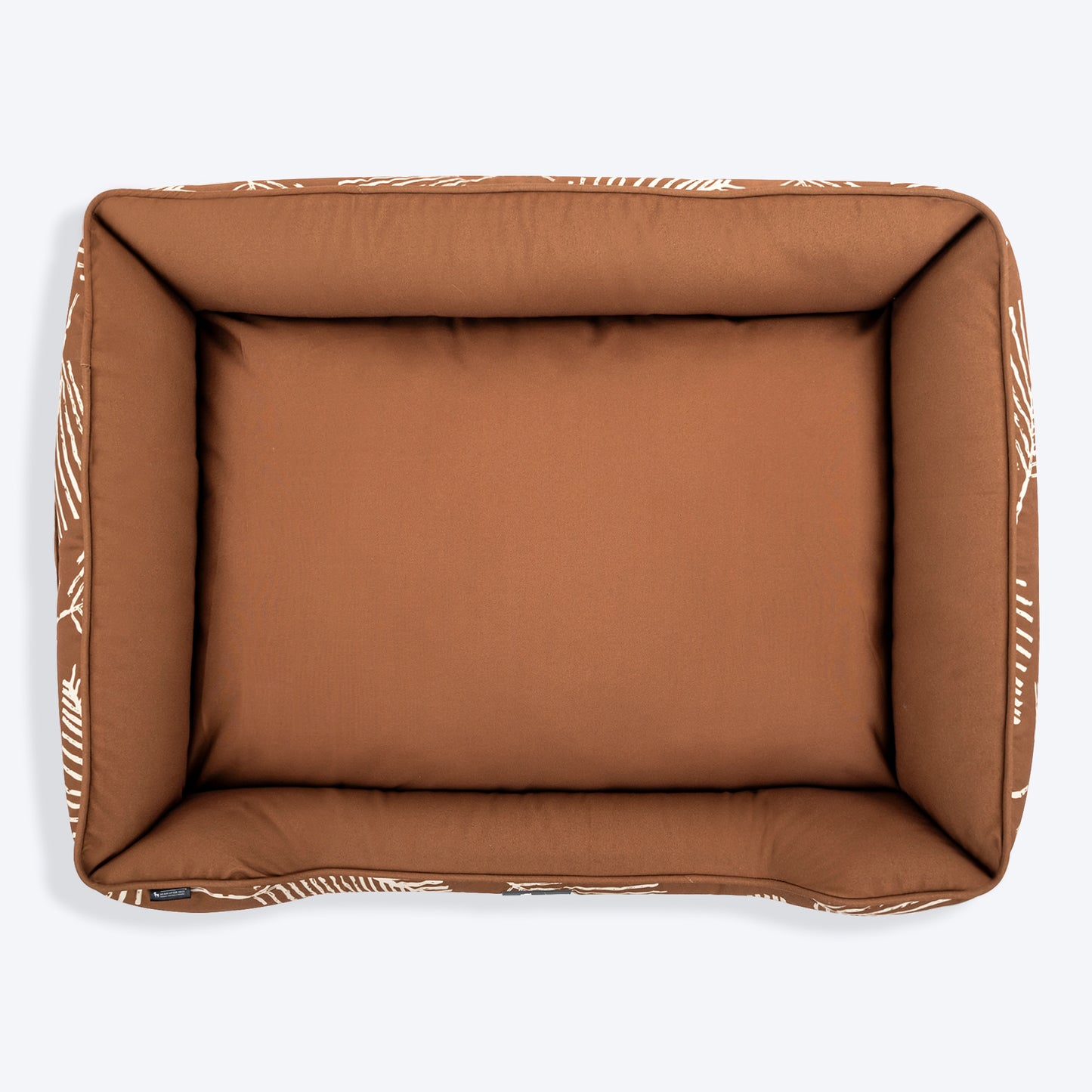 HUFT Tropical Palm Paradise Lounger Dog Bed - Brown -05