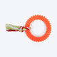 TLC Spike Ring Teether Chew Toy For Dog - Orange