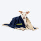 HUFT Personalised Luxe Velvet Blanket For Dog & Cat - Dark Navy
